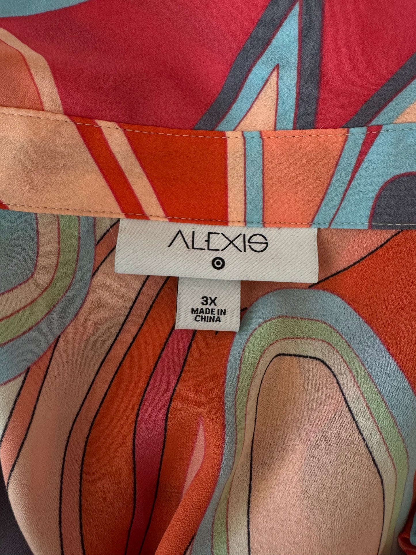 Alexis Floral Robe Dress - Stunning 3X Design, Never Worn!