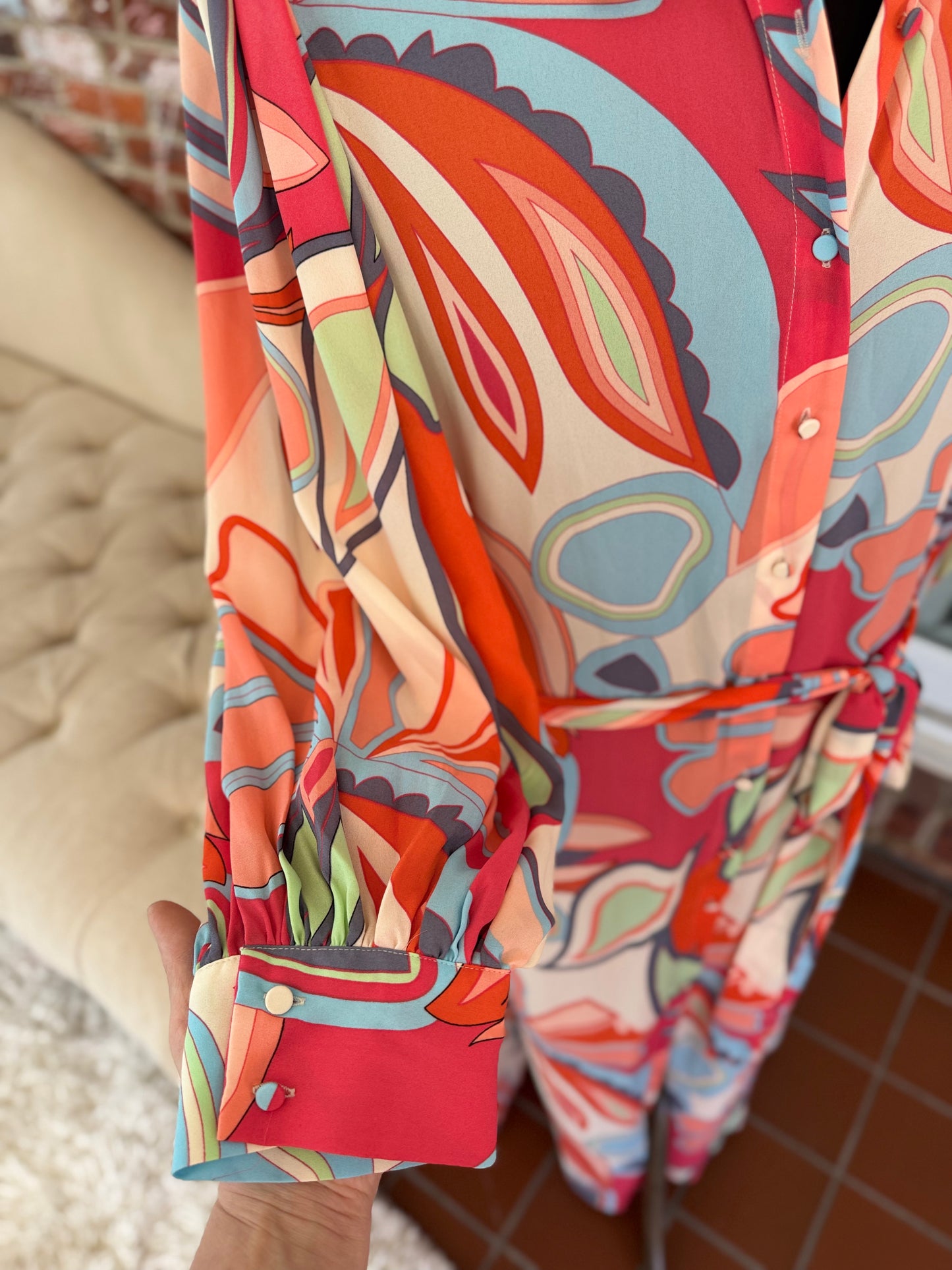 Alexis Floral Robe Dress - Stunning 3X Design, Never Worn!