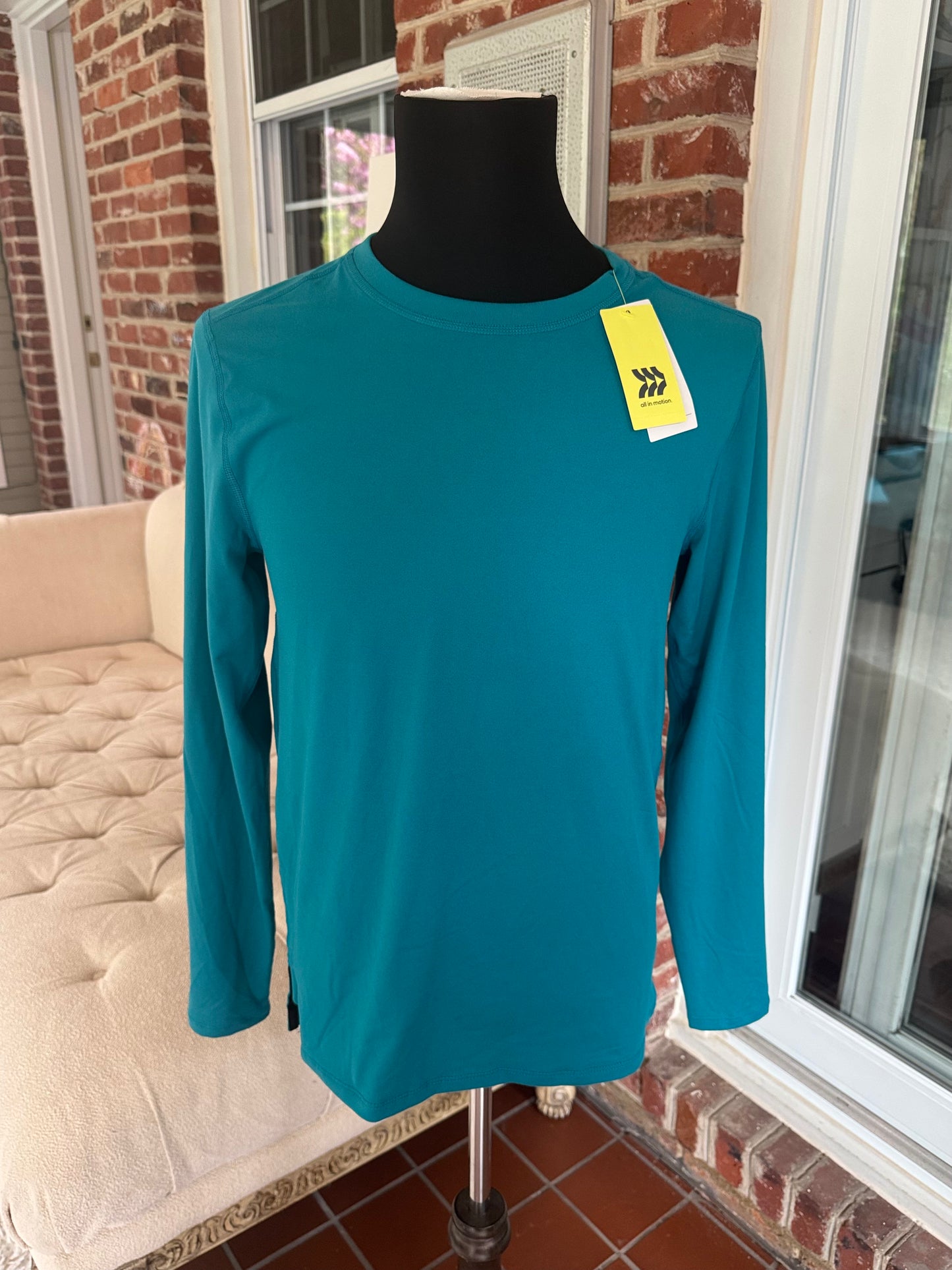 All In Motion Teal Performance Activewear Top – Size S (NWT)