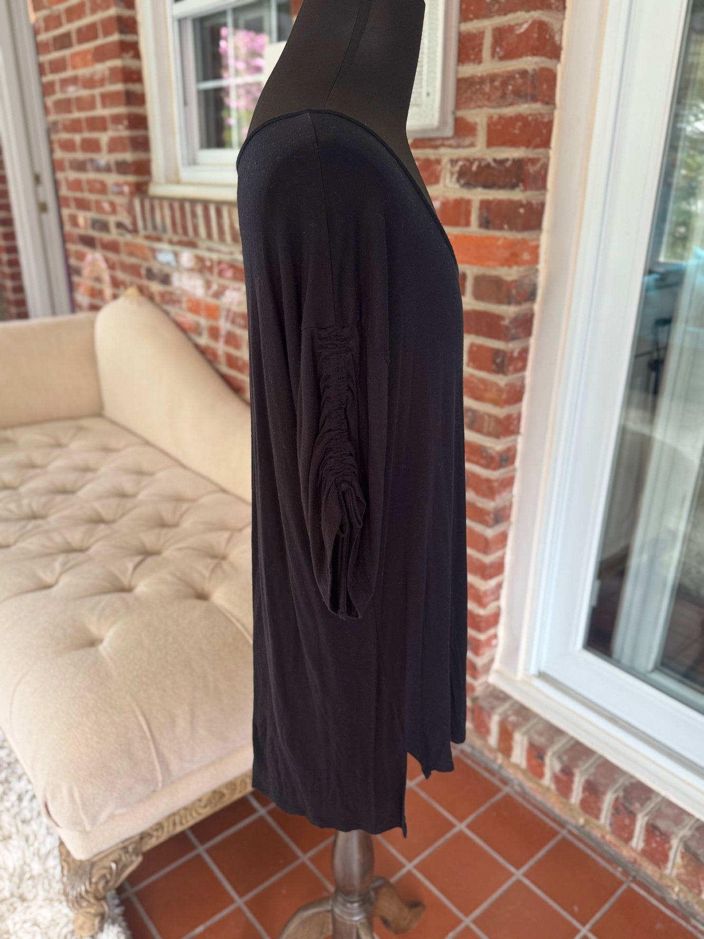 Amazon Luxe Black 3/4 Sleeve Top – Effortlessly Chic in 3X