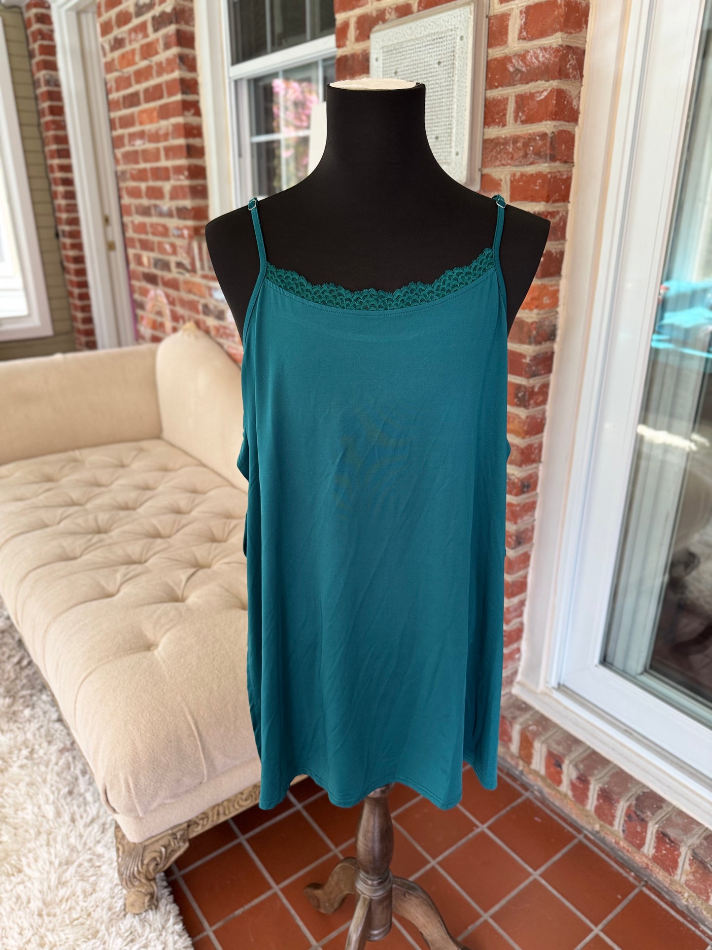 Amazon Green Sheer Swim Cover-Up - Luxe 3X for the Bold Beach Babe