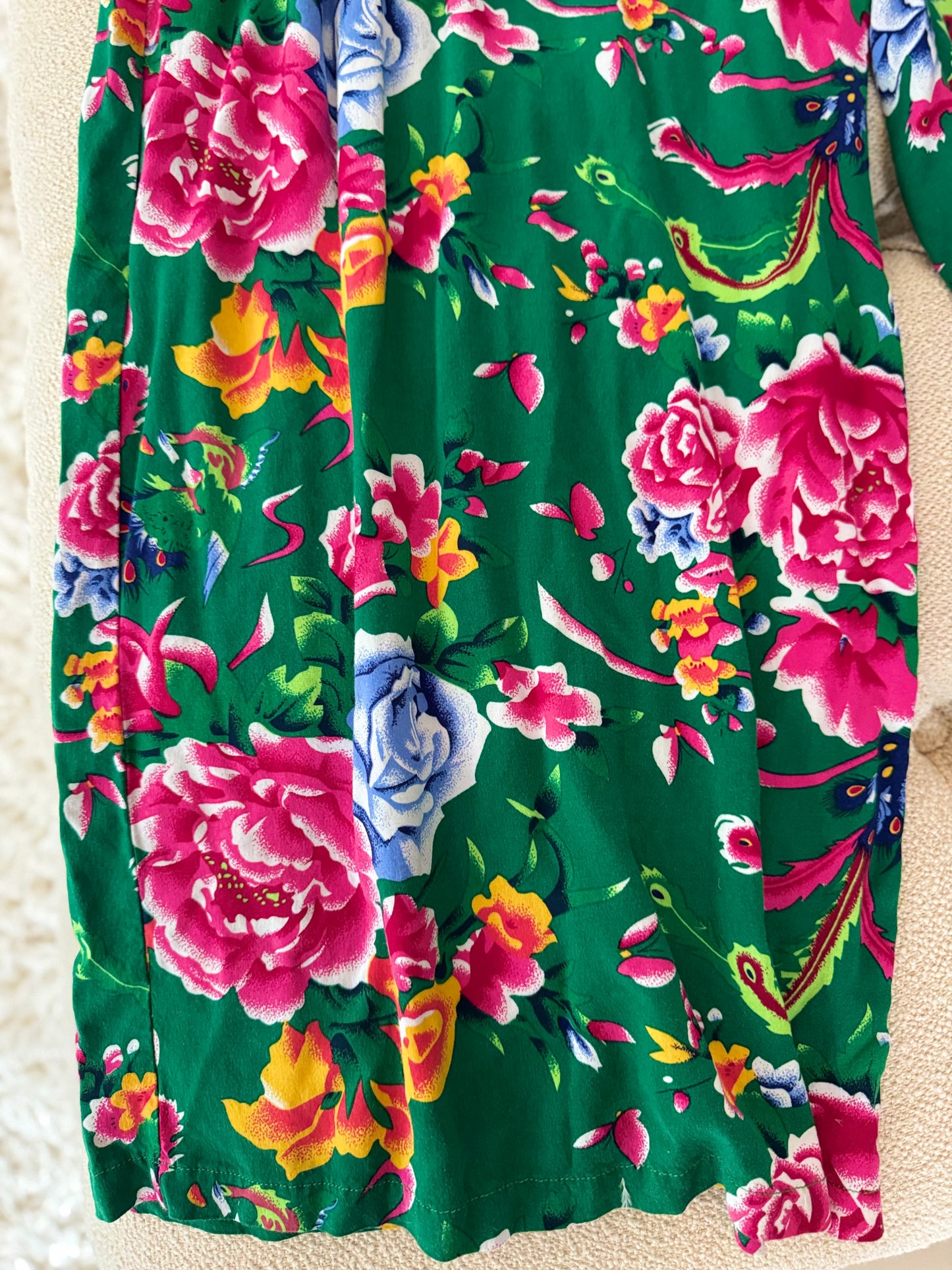 Amazon Green Floral Jumpsuit - Vibrant Print & Flattering Fit in 3X Size