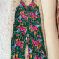 Amazon Green Floral Jumpsuit - Vibrant Print & Flattering Fit in 3X Size