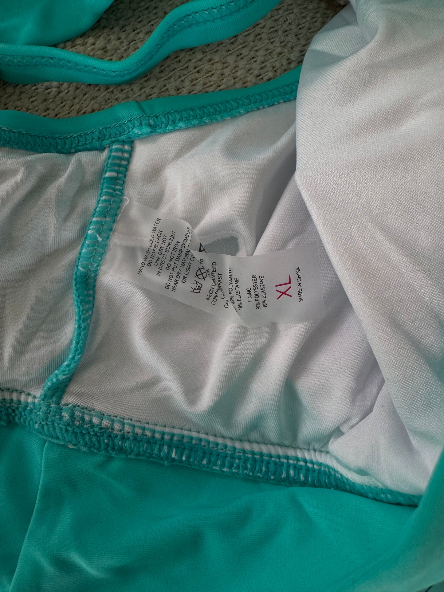 Amazon Ocean Turquoise Bikini – XL, Unworn, Vibrant & Stylish for Confidence