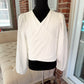 Amazon Fresh Start Chic White Blouse - Elegant XL Design, New With Tags