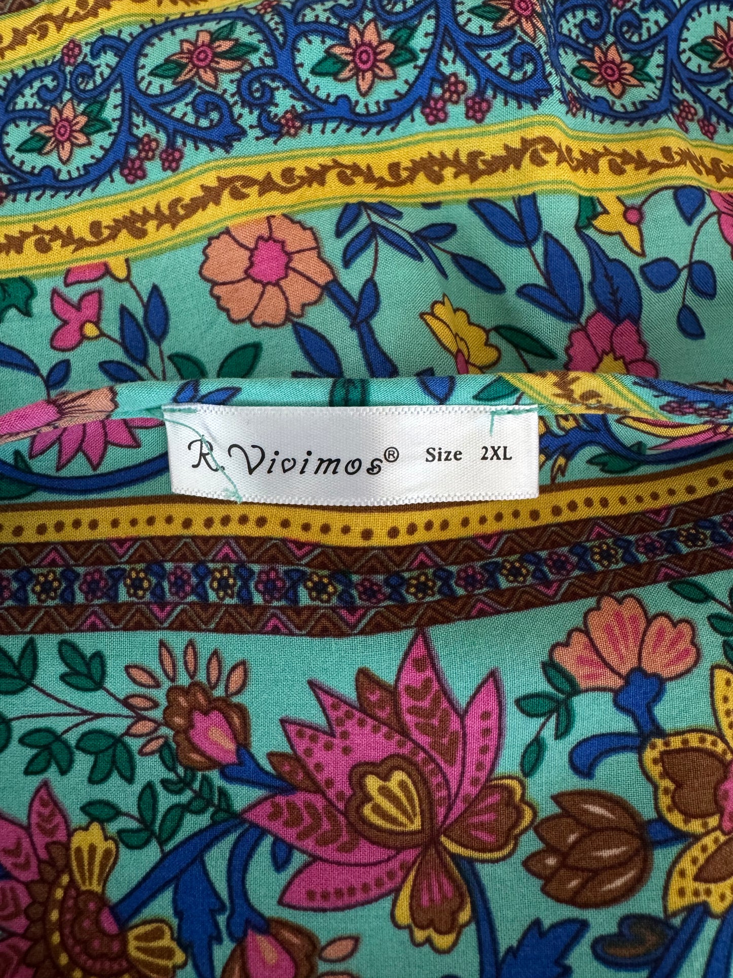 Amazon Blue Boho Dream Dress – Effortless Elegance in 2X for Ultimate Comfort