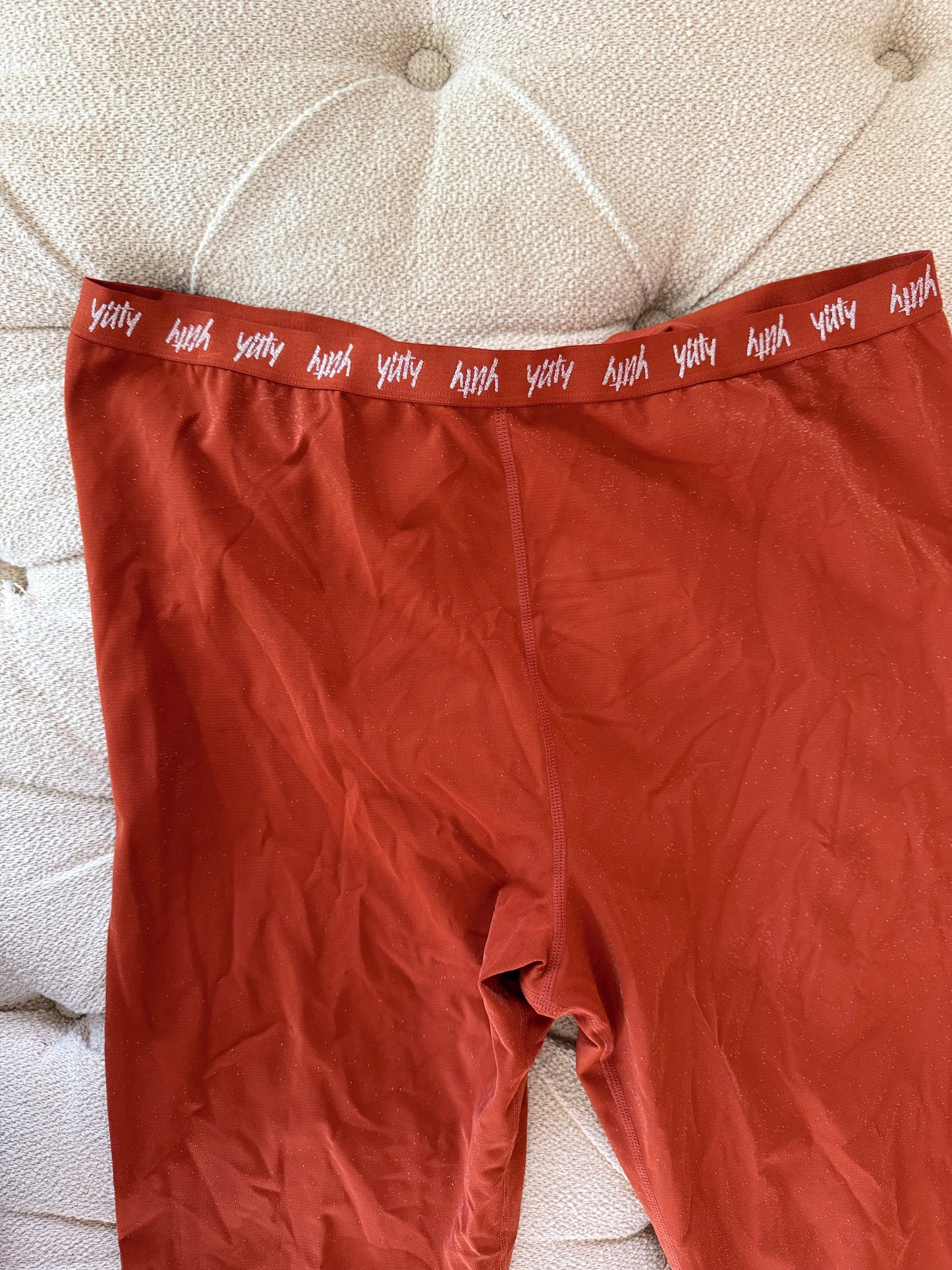 Yitty Sparkle Leggings – Brown Shimmer, 3X for Confident Style