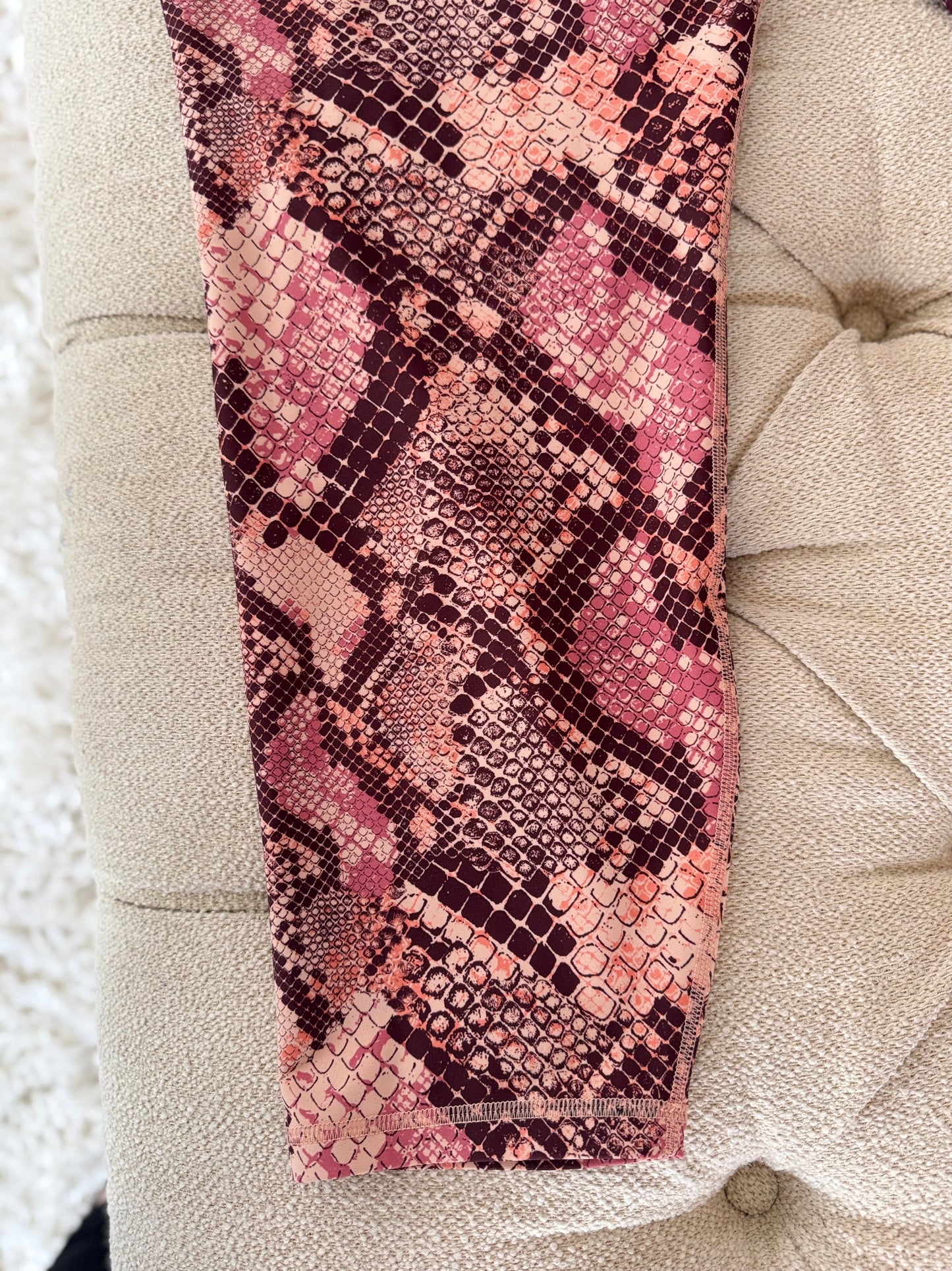 Yitty Pink Snakeskin Leggings – Bold Comfort in 3X