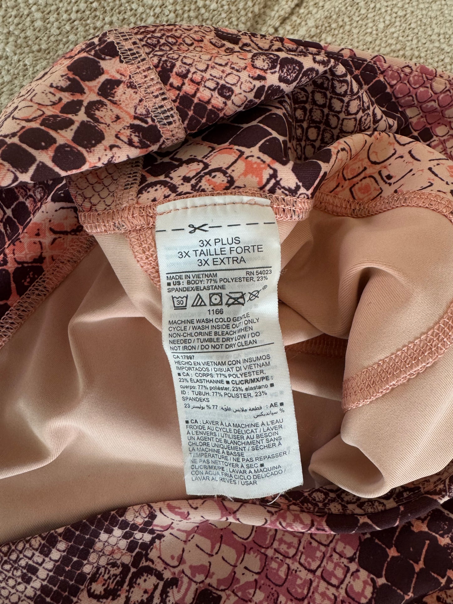 Yitty Pink Snakeskin Leggings – Bold Comfort in 3X