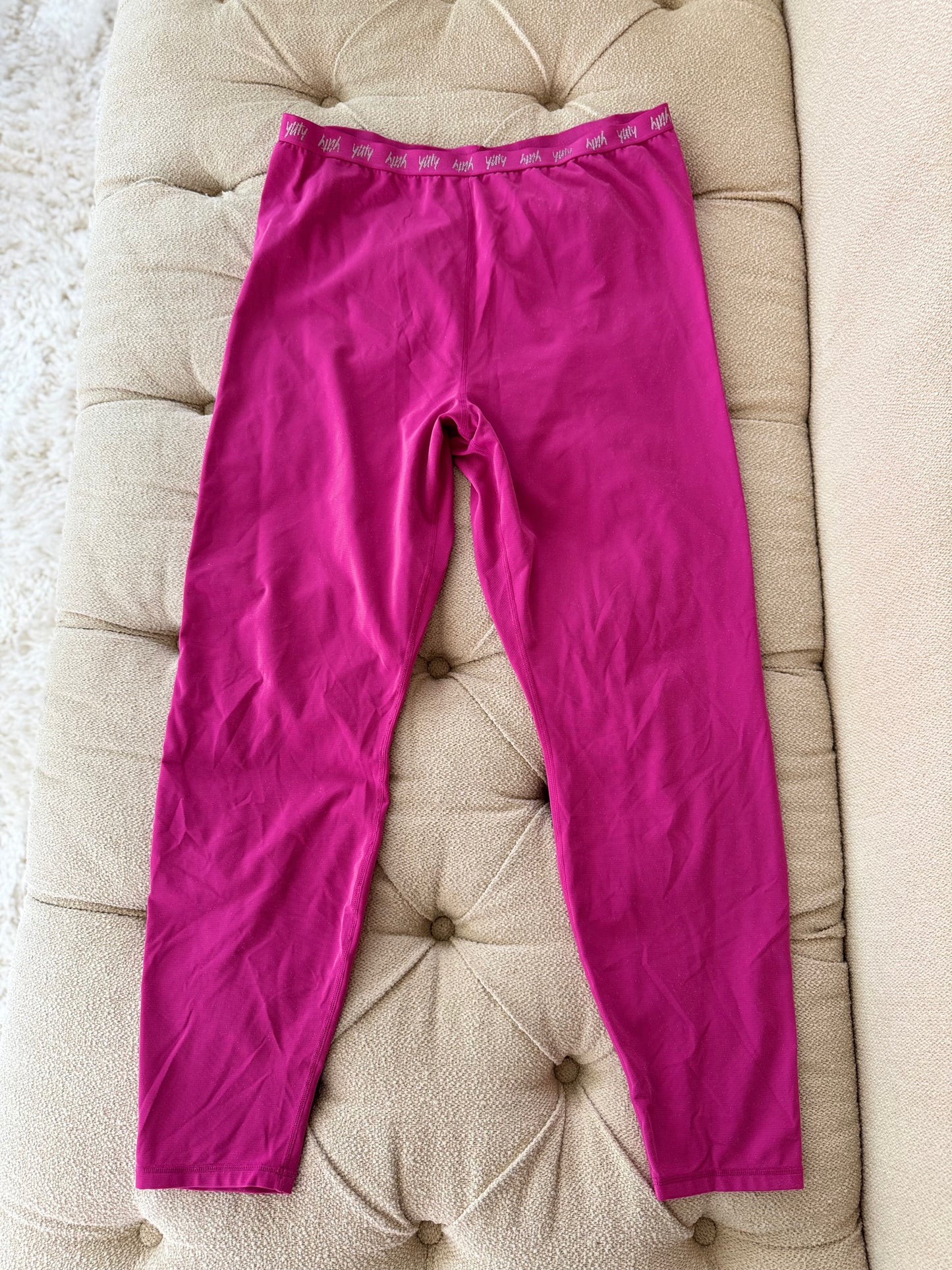 Yitty Pink Sparkle Leggings – Shimmering Comfort in 3X