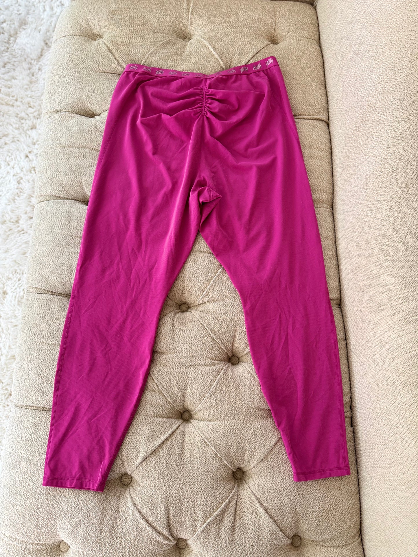 Yitty Pink Sparkle Leggings – Shimmering Comfort in 3X